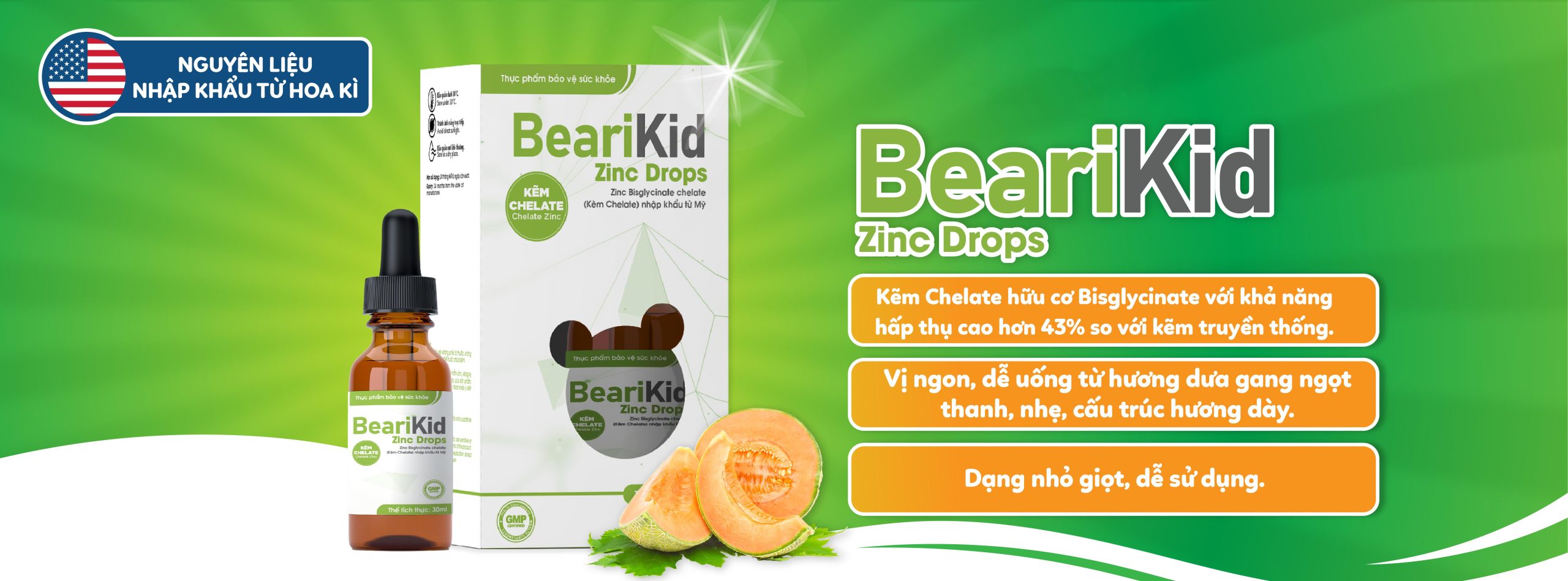 Kẽm BeariKid Lọ 30ml