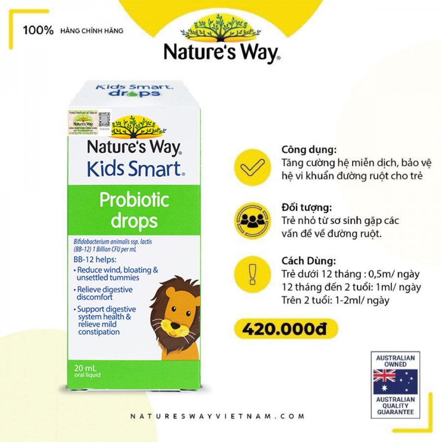 Nature’s Way Kids Smart Drops Probiotic